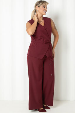 Жилет П-2236/3 Цвет:бургундия - Леди агата фото 7