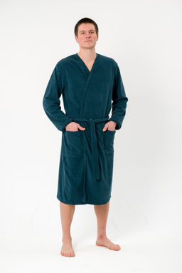 Халат мужской из махры Ренат изумруд - Амадэль фото 12