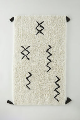 Trendyolmilla Home Puskul Detayl? Desenli Tekli Banyo Paspas? 60x100cm TPHSS25BPS00014