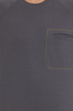 U. S. Polo Assn Мужской комфортный свитшот антрацитового цвета с круглым вырезом - U.s. polo assn фото 6