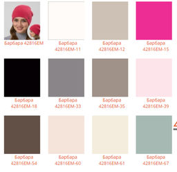 Шапка Барбара