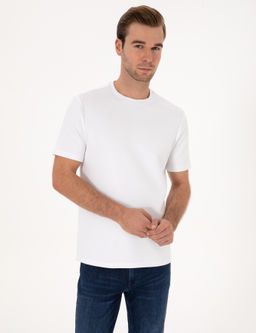 Beyaz Regular Fit Ti__rt
