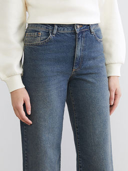 Wideleg Kad?n Jean Pantolon