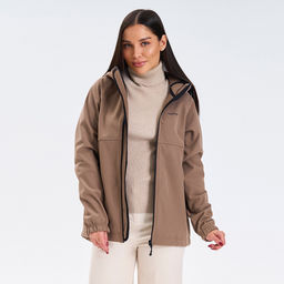 RODOS Ветровка softshell женская демисезон М-312 Какао