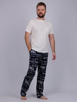 Брюки "Варяг" синий, трикотаж