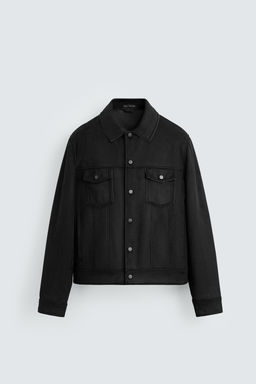 FAUX SUEDE REGULAR FIT JACKET - Zara фото 7