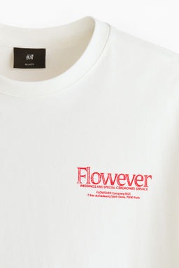 Camiseta con motivo estampado Loose Fit - H&m фото 31
