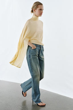 JEANS ZW SLIM TIRO MEDIO / Azul medio - Zara фото 6