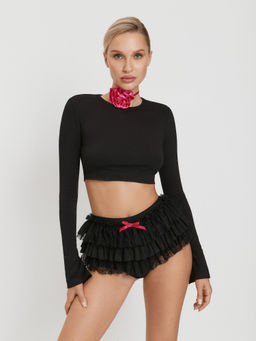 31200270007 Блузка жен. Romera черный