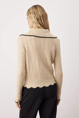 Tas Devrik Yaka Fitted Triko H?rka TWOAW26HI00073 - Trendyolmilla фото 4