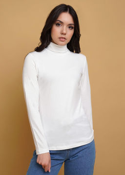 CLE Водолазка жен. 301101г молочный - Clever wear фото 4