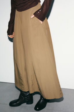 NYLON MIDI SKIRT - Zara фото 9