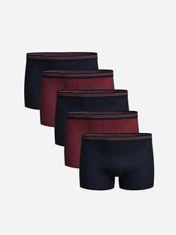 Standart Kal?p Pamuklu Esnek Erkek Boxer 5li