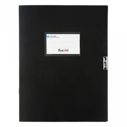 Папка-органайзер (короб) "Архивная" А4 23,4х31х3,5см, пластик, на липучке, цвет черный (Китай)