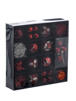 Ёлочные игрушки Зима в подарках, 60 шт., красный - Зимнее волшебство фото 17