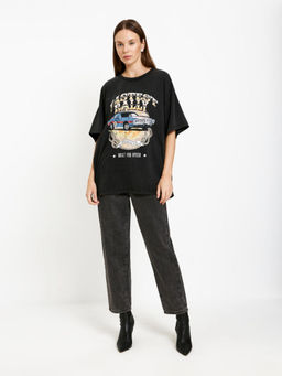 10200440068 Брюки джинсовые жен. Pavia темно-серый