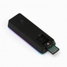 Зажигалка электронная, USB, спираль, фонарик, 2.5 х 7.5 см, синяя - Simaland фото 7