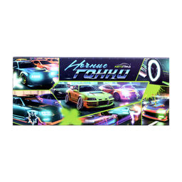 Машинка металлическая Ночные гонки, инерционная, 1:32, открываются двери, звуковые и световые эффекты, цвет жёлтый - Автоград фото 6