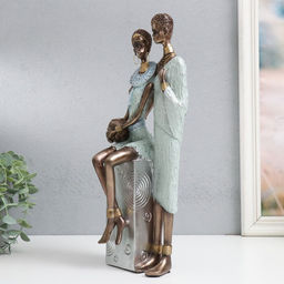 Фигурка полистоун «Африканская пара», 14×10×35.5 см