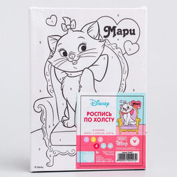 Картина по номерам, 21 х 15 см Кошечка Мари, Коты Аристократы - Disney фото 5