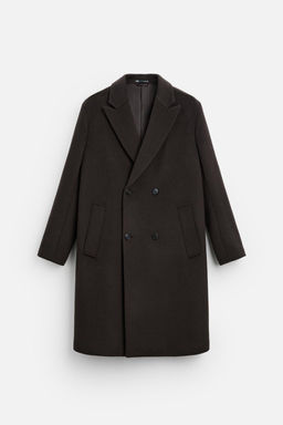 WOOL BLEND DOUBLE-BREASTED COAT - Zara фото 7