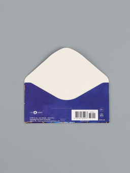 Цена за 10 шт. Конверт для денег «В день рождения», синие цветы, 16,5 х 8 см