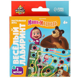 Настольная игра Весёлый лабиринт. Маша и Медведь  фото 5