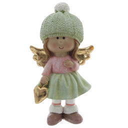 Фигурка декоративная "Ангел", L5,5 W4,5 H11 см, 2в.