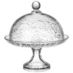 БЛЮДО СЕРВИРОВОЧНОЕ НА НОЖКЕ С КРЫШКОЙ BLOSSOM 19,5*21,5 СМ