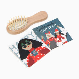 Набор новогодний подарочный «Новый год: Warm winter wishes» полотенце и аксессуары