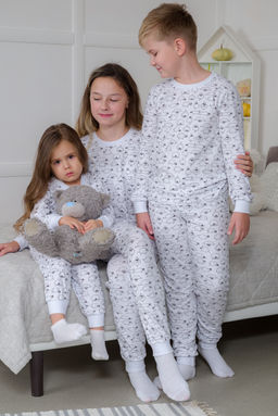 Пижама детская из кулирки пенье на манжетах Дрёма овечки - Амадэль фото 25