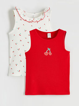 Bask?l? K?z ?ocuk Atlet 2li