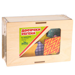 Развивающие досочки «Сложи узор», по методике Сегена, 18 шт.