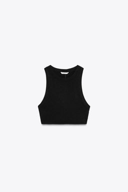 RIBBED STRAPPY TOP - Zara фото 19