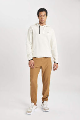 DeFactoFit Dokuma Sporcu Jogger Esofman Alt? Slim Fit Dar Kesim Cift Cepli  фото 2