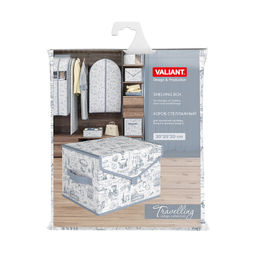 Короб стеллажный с крышкой, малый, 30*25*20 см Valiant  фото 9