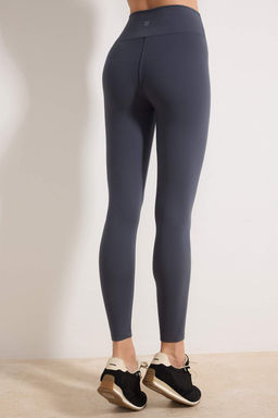 Antrasit Soft F?rcal? Kumas Reflektor Bask? Detayl? Tam Boy Orme Spor Tayt THMAW25TY00020