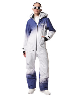 Комбинезон BB-0525 Бело-фиолетовый