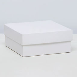 Цена за 5 шт. Коробка подарочная складная, упаковка, крышка - дно, белая, 12×12×5 см
