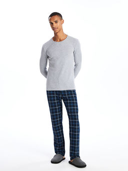 Standart Kal?p Ekose Erkek Pijama Alt