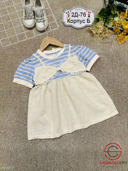 Платье для девочки с бантом