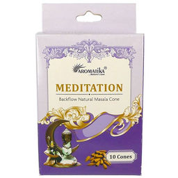Благовония "пуля" Meditation МЕДИТАЦИЯ ("стелющийся дым") масала