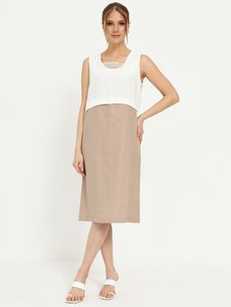 из 100% льна премиального качества. Платье Канны коричневое - Vals фото 2