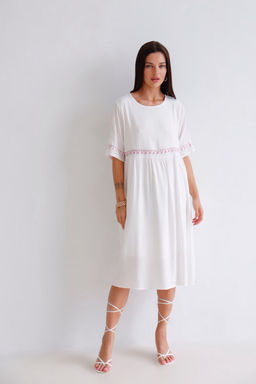 Martichelli Платье хлопковое белое