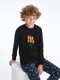 Bisiklet Yaka Erkek ?ocuk Pijama Tak?m? - Waikiki фото 4