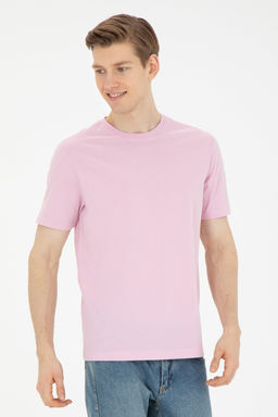 Мужская розовая базовая футболка - U.s. polo assn фото 10