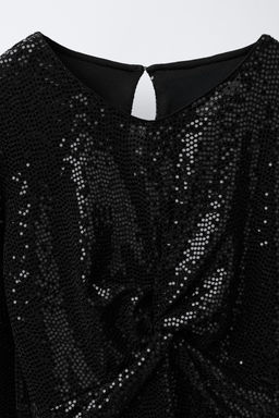 SHINY KNOT DRESS - Zara фото 3