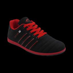 Кроссовки 5140-3 черно красные - Ahgel stars фото 2