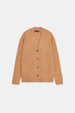 OVERSIZE 95% WOOL CARDIGAN - Zara фото 4