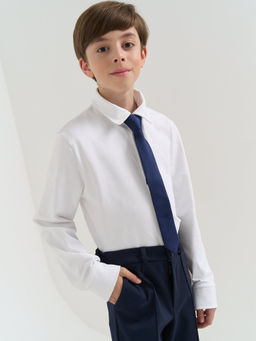 Галстук с фиксатором Синий - Bungly фото 3